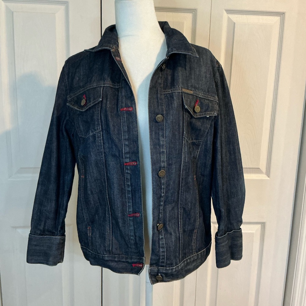 🌹🌹🌹 Calvin Klein Blue Denim Jacket - Large